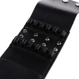 Maxbell Maxbell Hunting Archery Leather Arrow Quiver Pocket Holder Bag for 12 Arrow Black