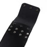 Maxbell Maxbell Hunting Archery Leather Arrow Quiver Pocket Holder Bag for 12 Arrow Black