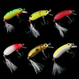 Maxbell Maxbell Crankbait Fishing Lure Baits 10.3g Popper Bait for Bass Pike Salmon Color A