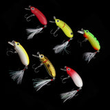 Maxbell Maxbell Crankbait Fishing Lure Baits 10.3g Popper Bait for Bass Pike Salmon Color A