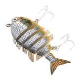 Maxbell Maxbell Multi Jointed Segmented Fishing Lures Jointed Swimbaits Crankbait  B