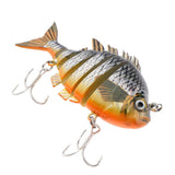 Maxbell Maxbell Multi Jointed Segmented Fishing Lures Jointed Swimbaits Crankbait  B