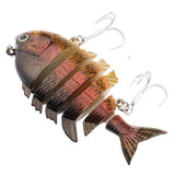 Maxbell Maxbell Multi Jointed Segmented Fishing Lures Jointed Swimbaits Crankbait  C