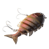 Maxbell Maxbell Multi Jointed Segmented Fishing Lures Jointed Swimbaits Crankbait  C