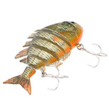 Maxbell Maxbell Multi Jointed Segmented Fishing Lures Jointed Swimbaits Crankbait  H