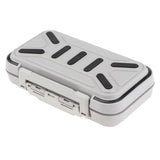 Maxbell Maxbell Plastic Fishing Hook Lures Baits Tackle Storage Organizer Box Case M Gray