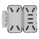 Maxbell Maxbell Plastic Fishing Hook Lures Baits Tackle Storage Organizer Box Case M Gray