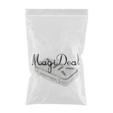 Maxbell Maxbell Plastic Fishing Hook Lures Baits Tackle Storage Organizer Box Case M Gray