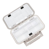Maxbell Maxbell Plastic Fishing Hook Lures Baits Tackle Storage Organizer Box Case M Gray