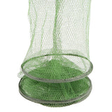 Maxbell Maxbell Foldable Crab Net Lobster Shrimp Fishing Trap Bait Pot Dip Net Cage 25x2cm