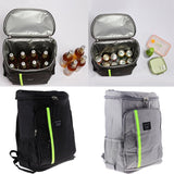 Maxbell Maxbell Cooler Backpack Waterproof Picnic Storage Tote Food Drink Storage Bag Black