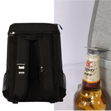 Maxbell Maxbell Cooler Backpack Waterproof Picnic Storage Tote Food Drink Storage Bag Black