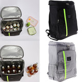 Maxbell Maxbell Cooler Backpack Waterproof Picnic Storage Tote Food Drink Storage Bag Black