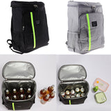 Maxbell Maxbell Cooler Backpack Waterproof Picnic Storage Tote Food Drink Storage Bag Black