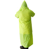 Maxbell Maxbell Emergency Rain Ponchos with Pockets Hood for Men Women Kids green-L