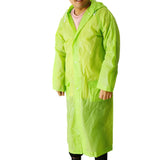 Maxbell Maxbell Emergency Rain Ponchos with Pockets Hood for Men Women Kids green-L