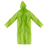 Maxbell Maxbell Emergency Rain Ponchos with Pockets Hood for Men Women Kids green-L