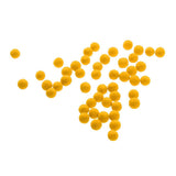 Maxbell Maxbell 30pcs/Pack Round Fishing Beads Eva Assorted Bead Hard Floating Ball Yellow
