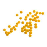 Maxbell Maxbell 30pcs/Pack Round Fishing Beads Eva Assorted Bead Hard Floating Ball Yellow