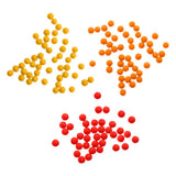 Maxbell Maxbell 30pcs/Pack Round Fishing Beads Eva Assorted Bead Hard Floating Ball Yellow