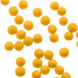 Maxbell Maxbell 30pcs/Pack Round Fishing Beads Eva Assorted Bead Hard Floating Ball Yellow