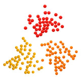 Maxbell Maxbell 30pcs/Pack Round Fishing Beads Eva Assorted Bead Hard Floating Ball Yellow