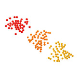 Maxbell Maxbell 30pcs/Pack Round Fishing Beads Eva Assorted Bead Hard Floating Ball Yellow