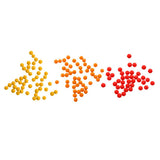 Maxbell Maxbell 30pcs/Pack Round Fishing Beads Eva Assorted Bead Hard Floating Ball Yellow