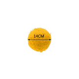 Maxbell Maxbell 30pcs/Pack Round Fishing Beads EVA Assorted Bead Hard Floating Ball Yellow