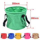 Maxbell 2 Piece PVC Collapsible Fishing Bucket Outdoor Camping Fish Water Bucket 30L