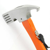 Maxbell Maxbell Outdoor Camping Multifunction Tent Hammer Stake Remover Nail Puller Orange
