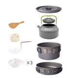 Maxbell Maxbell Outdoor Camping Cookware Set Cooking Utensils Picnic Cooking Pan Pot Set