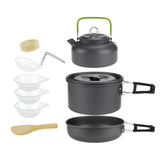 Maxbell Maxbell Outdoor Camping Cookware Set Cooking Utensils Picnic Cooking Pan Pot Set