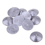 Maxbell Maxbell 10Pcs/set Fishing Lead Weights Lead Fishing Sinker Weight for Any Waters 60g