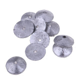 Maxbell Maxbell 10Pcs/set Fishing Lead Weights Lead Fishing Sinker Weight for Any Waters 60g