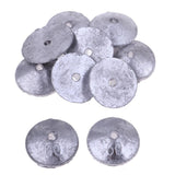 Maxbell Maxbell 10Pcs/set Fishing Lead Weights Lead Fishing Sinker Weight for Any Waters 60g
