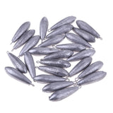 Maxbell Maxbell 25X Premium Fishing Sinker Weights Raindrop Shape Lead Fishing Weights 40g