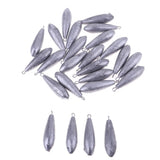 Maxbell Maxbell 25X Premium Fishing Sinker Weights Raindrop Shape Lead Fishing Weights 40g