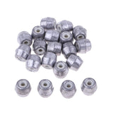 Maxbell Maxbell 20 Pieces Lead Sinkers Magnet Ring Pure Lead Fishing Lead Sinker Weights 25g