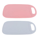 Maxbell Maxbell Outdoor Kitchen Wheat Straw Non-Slip Chopping Cutting Small Block Board Blue