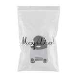Maxbell Maxbell Stainless Steel Spoon Holder Pot Clip Scoop Clamp Tongs Holder Black