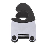 Maxbell Maxbell Stainless Steel Spoon Holder Pot Clip Scoop Clamp Tongs Holder Black