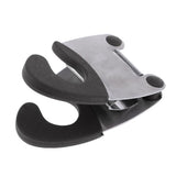 Maxbell Maxbell Stainless Steel Spoon Holder Pot Clip Scoop Clamp Tongs Holder Black