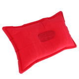 Maxbell Portable Outdoor PVC Camp Travel Neck Pillow Inflatable Cushion Red