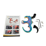 Maxbell 3 or 4 Fingers Exchageable Automatic Arrow Thumb Release Compound Bow Release Aid Left Right Hand - Aladdin Shoppers