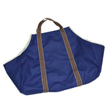 Maxbell Maxbell Outdoor Convenient Firewood Wood Tote Bag Rack with Handle Blue