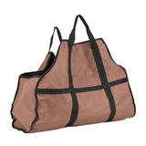 Maxbell Maxbell Large Firewood Log Carrier Tote Bag for Fireplace & Stoves Brown