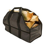Maxbell Maxbell Large Firewood Log Carrier Tote Bag for Fireplace & Stoves Brown