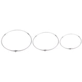 Maxbell Maxbell Stainless Steel Folding Fishing Net Brail Head Round Dipnet Tackle Tool 40cm