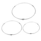 Maxbell Maxbell Stainless Steel Folding Fishing Net Brail Head Round Dipnet Tackle Tool 40cm